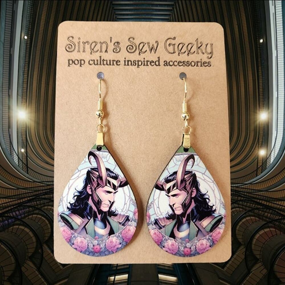 Loki Marvel Comics Disney MCU Earrings